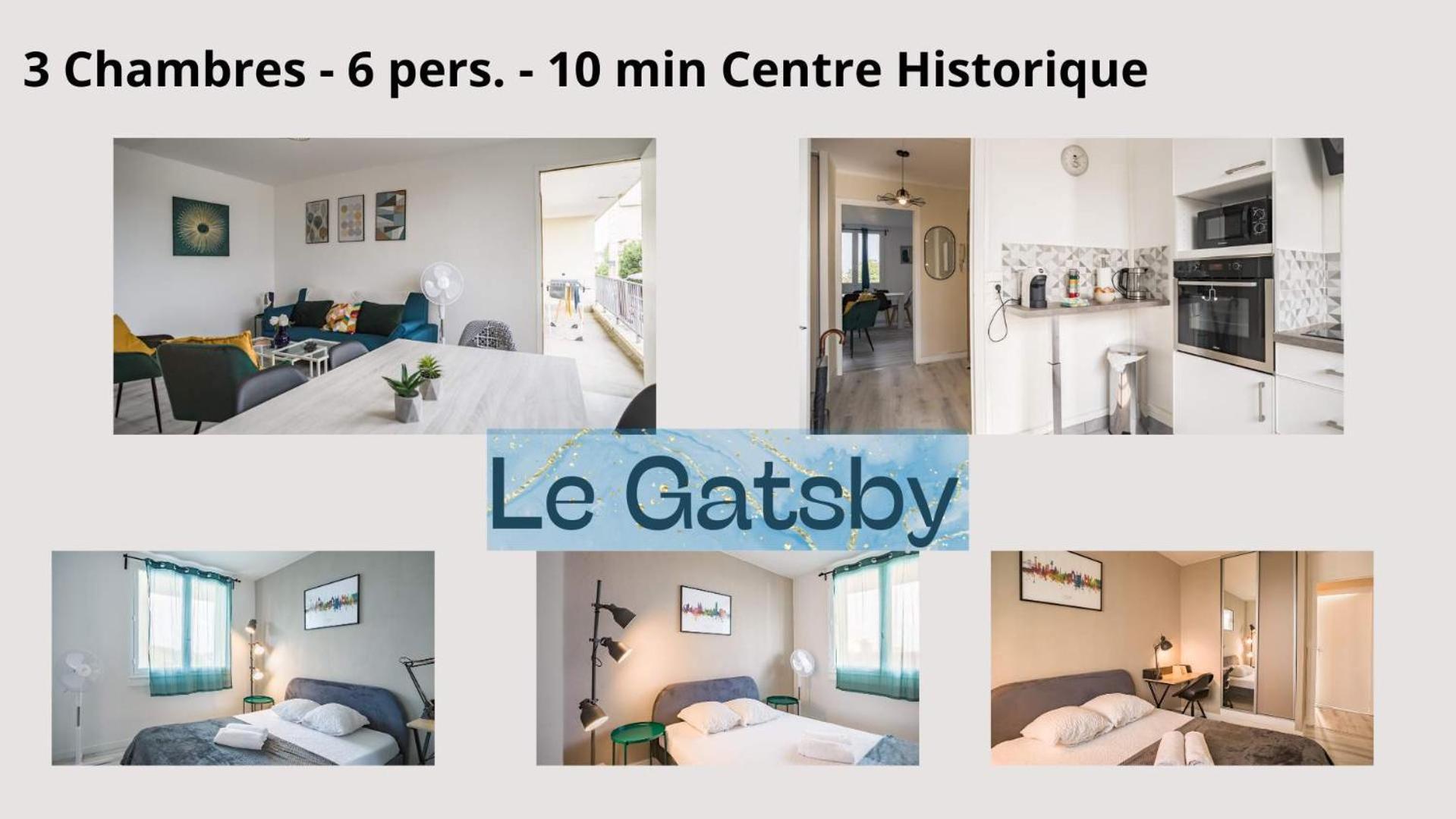 Le Gatsby - 3 Chambres - Centre-Ville トロワ エクステリア 写真