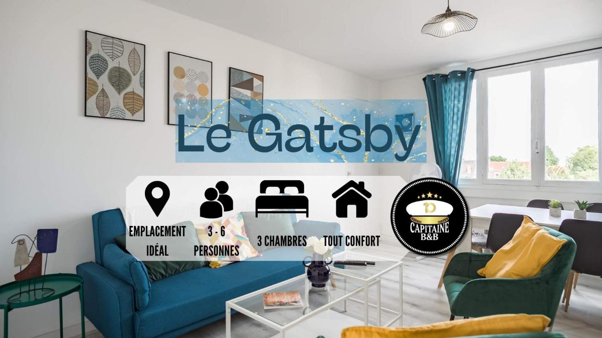 Le Gatsby - 3 Chambres - Centre-Ville トロワ エクステリア 写真